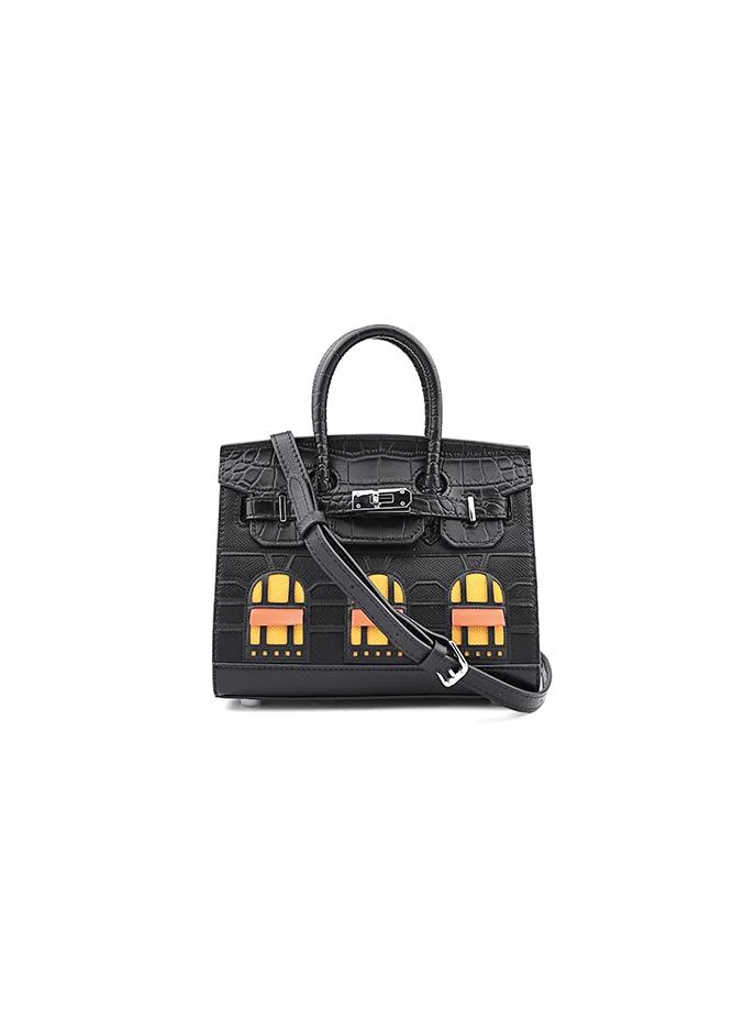 أيقون Women’s Structured Satchel Handbag